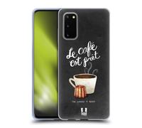 HEAD CASE CAFFÈ FRANCESE CUSTODIA COVER MORBIDA IN GEL PER SAMSUNG TELEFONI 1