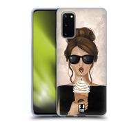 HEAD CASE CAFFÈ FRANCESE CUSTODIA COVER MORBIDA IN GEL PER SAMSUNG TELEFONI 1