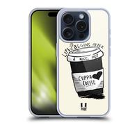 HEAD CASE CAFFEINOMANI CUSTODIA COVER MORBIDA IN GEL PER APPLE iPHONE TELEFONI