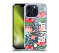 HEAD CASE CALLIGRAFIA FLOREALE CUSTODIA COVER MORBIDA IN GEL PER APPLE iPHONE