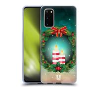 HEAD CASE CANDELE DI NATALE CUSTODIA COVER MORBIDA IN GEL PER SAMSUNG TELEFONI 1