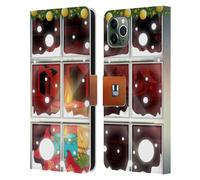 HEAD CASE CANDELE DI NATALE CUSTODIA COVER PORTAFOGLIO IN PELLE PER APPLE iPHONE