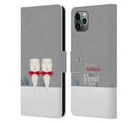 HEAD CASE CANZONI DI NATALE CUSTODIA COVER A PORTAFOGLIO PER APPLE iPHONE