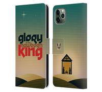 HEAD CASE CANZONI DI NATALE CUSTODIA COVER A PORTAFOGLIO PER APPLE iPHONE