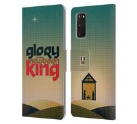 HEAD CASE CANZONI DI NATALE CUSTODIA COVER A PORTAFOGLIO PER SAMSUNG TELEFONI 1