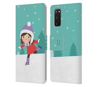HEAD CASE CARTONI DI UN FELICE NATALE CUSTODIA COVER A PORTAFOGLIO PER SAMSUNG 1