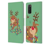 HEAD CASE CARTONI DI UN FELICE NATALE CUSTODIA COVER A PORTAFOGLIO PER SAMSUNG 1