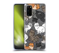 HEAD CASE CAT BREED PATTERNS 2 CUSTODIA COVER MORBIDA IN GEL PER SAMSUNG PHONE 1