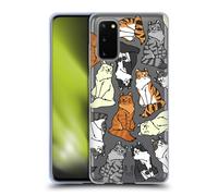 HEAD CASE CAT BREED PATTERNS 2 CUSTODIA COVER MORBIDA IN GEL PER SAMSUNG PHONE 1