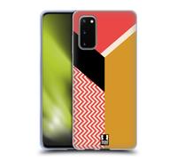 HEAD CASE CHEVRON A BLOCCHI CUSTODIA COVER MORBIDA IN GEL PER SAMSUNG TELEFONI 1