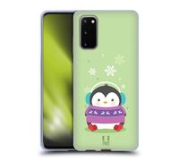 HEAD CASE CHRISTMAS PENGUIN CUSTODIA COVER MORBIDA IN GEL PER SAMSUNG TELEFONI 1