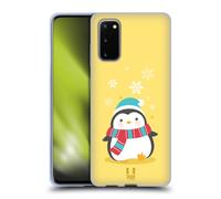 HEAD CASE CHRISTMAS PENGUIN CUSTODIA COVER MORBIDA IN GEL PER SAMSUNG TELEFONI 1