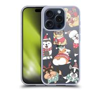 HEAD CASE CHRISTMAS PETS CUSTODIA COVER MORBIDA IN GEL PER APPLE iPHONE TELEFONI