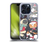 HEAD CASE CHRISTMAS PETS CUSTODIA COVER MORBIDA IN GEL PER APPLE iPHONE TELEFONI