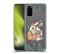 HEAD CASE CHRISTMAS PETS CUSTODIA COVER MORBIDA IN GEL PER SAMSUNG TELEFONI 1
