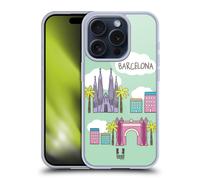 HEAD CASE CITTÀ DOODLE 4 CUSTODIA COVER MORBIDA IN GEL PER APPLE iPHONE TELEFONI