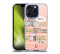 HEAD CASE CITTÀ DOODLE 4 CUSTODIA COVER MORBIDA IN GEL PER APPLE iPHONE TELEFONI