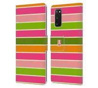 HEAD CASE COLLEZIONE A STRISCE 2 CUSTODIA COVER A PORTAFOGLIO PER SAMSUNG 1