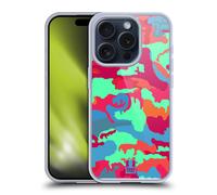 HEAD CASE COLOUR CAMO CUSTODIA COVER MORBIDA IN GEL PER APPLE iPHONE TELEFONI