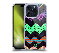 HEAD CASE COLOUR DOODLE CUSTODIA COVER MORBIDA IN GEL PER APPLE iPHONE TELEFONI