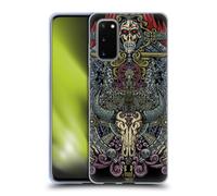 HEAD CASE COLOUR SKULL CUSTODIA COVER MORBIDA IN GEL PER SAMSUNG TELEFONI 1