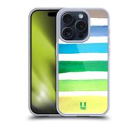 HEAD CASE COLOUR STRIPES CUSTODIA COVER MORBIDA IN GEL PER APPLE iPHONE TELEFONI