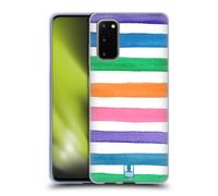 HEAD CASE COLOUR STRIPES CUSTODIA COVER MORBIDA IN GEL PER SAMSUNG TELEFONI 1