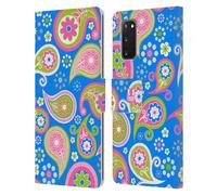 HEAD CASE COLOURFUL PAISLEY CUSTODIA COVER A PORTAFOGLIO PER SAMSUNG TELEFONI 1