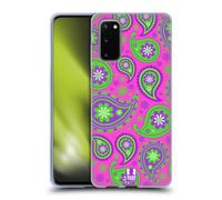 HEAD CASE COLOURFUL PAISLEY CUSTODIA COVER MORBIDA IN GEL PER SAMSUNG TELEFONI 1