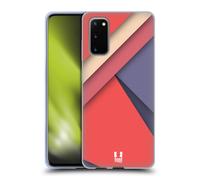 HEAD CASE COLOURFUL PAPER ART CUSTODIA COVER MORBIDA IN GEL PER SAMSUNG PHONES 1