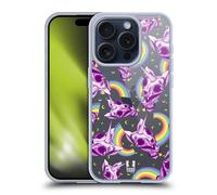 HEAD CASE CRANI CORNUTI CUSTODIA COVER MORBIDA IN GEL PER APPLE iPHONE TELEFONI