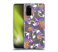 HEAD CASE CRANI CORNUTI CUSTODIA COVER MORBIDA IN GEL PER SAMSUNG TELEFONI 1