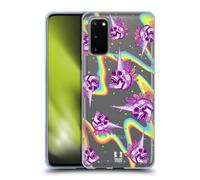 HEAD CASE CRANI CORNUTI CUSTODIA COVER MORBIDA IN GEL PER SAMSUNG TELEFONI 1