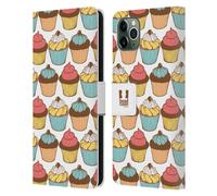 HEAD CASE CUPCAKE DI FELICITA' CUSTODIA COVER A PORTAFOGLIO PER APPLE iPHONE