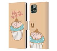 HEAD CASE CUPCAKE DI FELICITA' CUSTODIA COVER A PORTAFOGLIO PER APPLE iPHONE