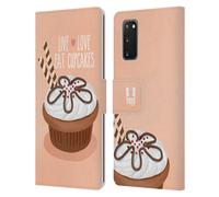 HEAD CASE CUPCAKE DI FELICITA' CUSTODIA COVER PORTAFOGLIO IN PELLE PER SAMSUNG 1
