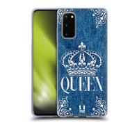 HEAD CASE DECORAZIONI STAMPATE DENIM CUSTODIA COVER MORBIDA IN GEL PER SAMSUNG 1