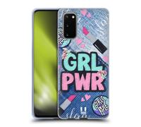 HEAD CASE DECORAZIONI STAMPATE DENIM CUSTODIA COVER MORBIDA IN GEL PER SAMSUNG 1