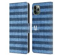 HEAD CASE DEMIN STAMPATO CUSTODIA COVER A PORTAFOGLIO PER APPLE iPHONE TELEFONI