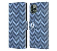 HEAD CASE DEMIN STAMPATO CUSTODIA COVER A PORTAFOGLIO PER APPLE iPHONE TELEFONI