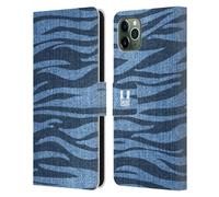 HEAD CASE DEMIN STAMPATO CUSTODIA COVER A PORTAFOGLIO PER APPLE iPHONE TELEFONI