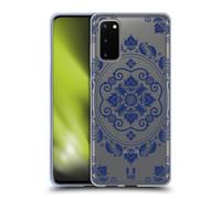 HEAD CASE DESIGN BLUE FOLK CUSTODIA COVER MORBIDA IN GEL PER SAMSUNG TELEFONI 1
