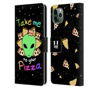 HEAD CASE DESIGNS ALIENI CUSTODIA COVER A PORTAFOGLIO PER APPLE iPHONE TELEFONI