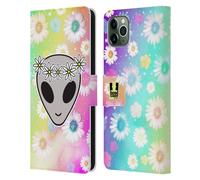 HEAD CASE DESIGNS ALIENI CUSTODIA COVER A PORTAFOGLIO PER APPLE iPHONE TELEFONI