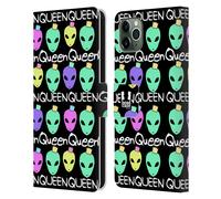 HEAD CASE DESIGNS ALIENI CUSTODIA COVER A PORTAFOGLIO PER APPLE iPHONE TELEFONI