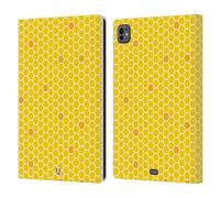Head Case Designs Alveare Ape Operaia Pattern Custodia Portafoglio in Pelle Compatibile con Apple iPad PRO 11 M4 2024