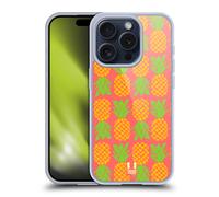 HEAD CASE DESIGNS ANANAS CUSTODIA COVER MORBIDA IN GEL PER APPLE iPHONE TELEFONI