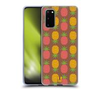 HEAD CASE DESIGNS ANANAS CUSTODIA COVER MORBIDA IN GEL PER SAMSUNG TELEFONI 1