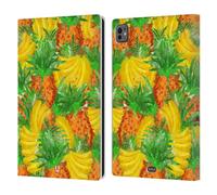 Head Case Designs Ananas E Banana Paradiso Tropicale Custodia Portafoglio in Pelle Compatibile con Apple iPad PRO 11 M4 2024