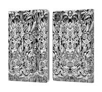 Head Case Designs Animali Doodle Mix Custodia Portafoglio in Pelle Compatibile con Apple iPad PRO 13 M4 2024